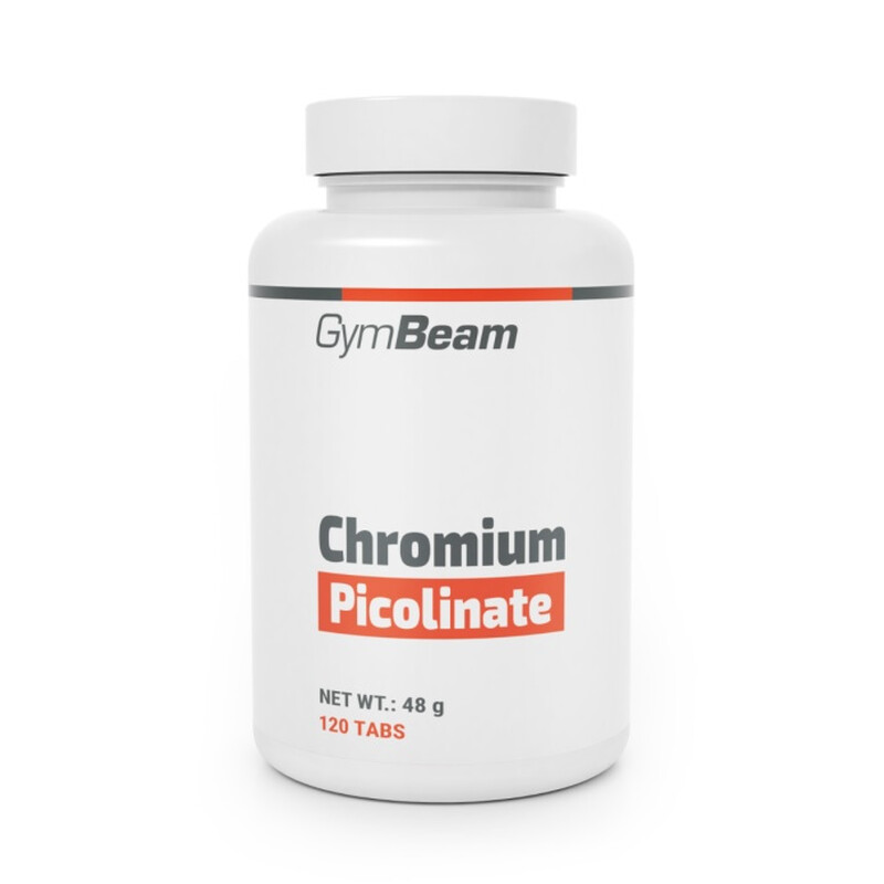Chróm pikolinát GymBeam, 120 tabliet