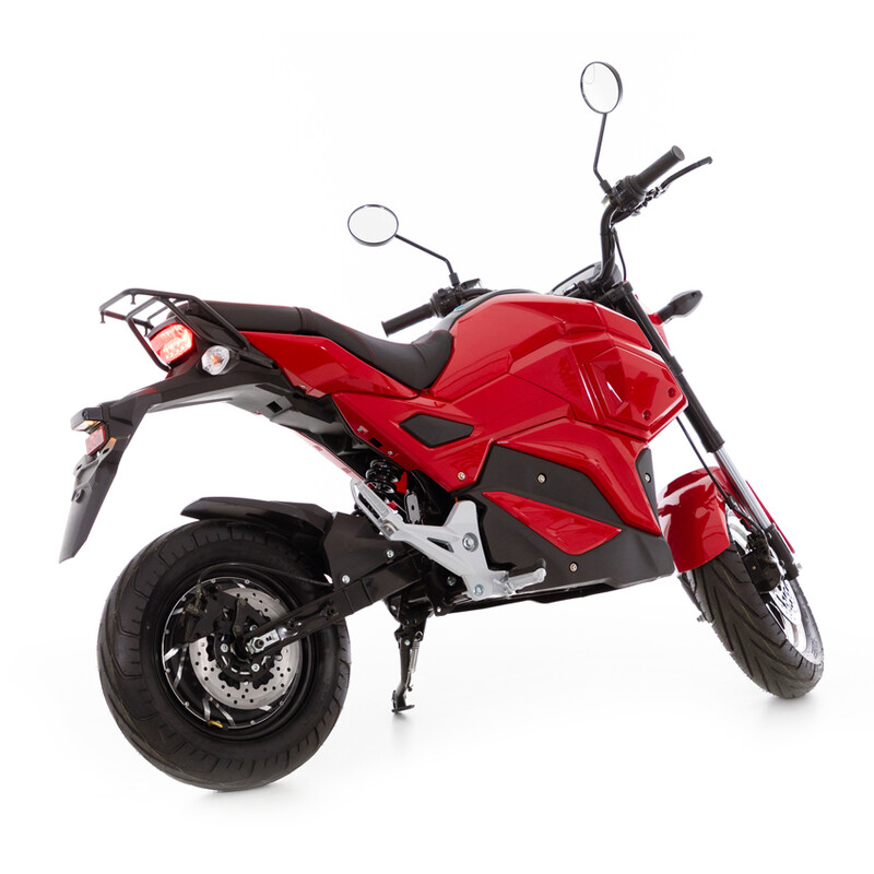 Elektrická motorka e-Flex, červená - ŠKRABANCE, VÝSTAVNÝ KUS, NAJAZDENÉ 2 KM