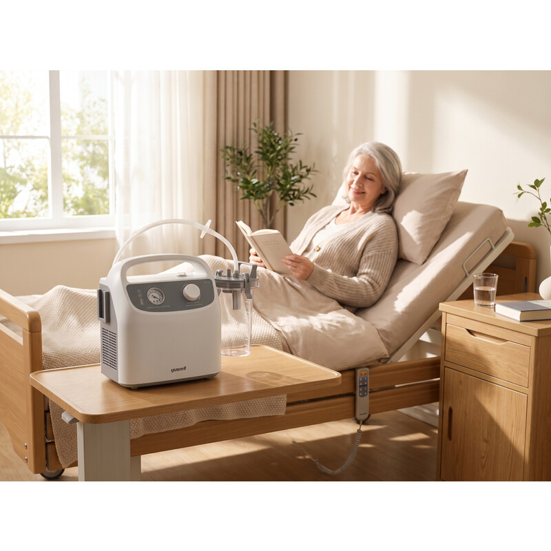 Prenosná odsávačka Yuwell 7E-G1, 27 l/min, nabíjateľná