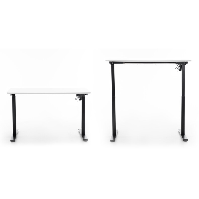 Výškovo nastaviteľný stôl UNIZDRAV 120x60 cm, biely