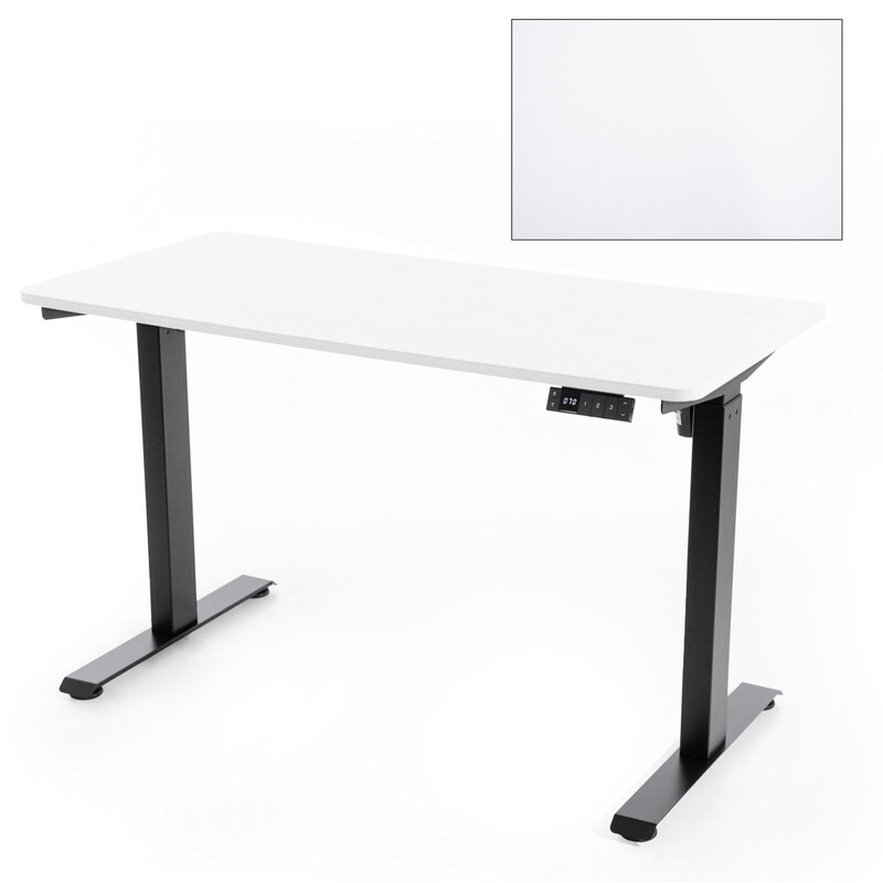 Výškovo nastaviteľný stôl UNIZDRAV 120x60 cm, biely