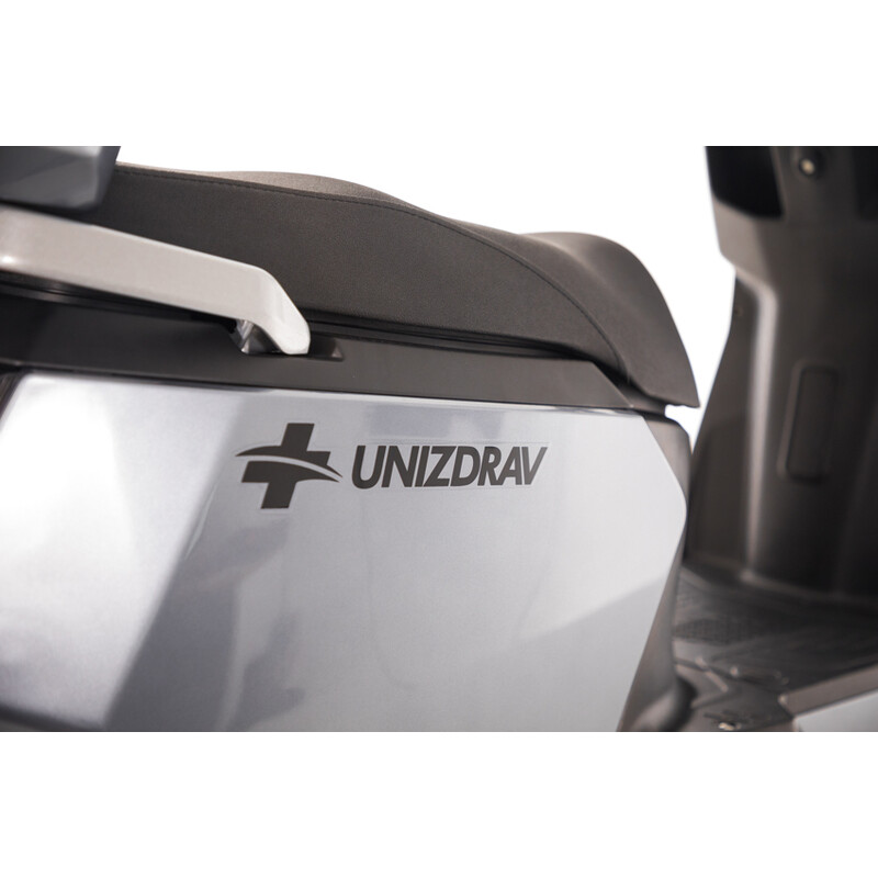 Elektrický skúter UNIZDRAV e-City s dojazdom 120 km - ŠKRABANEC NA ZADNOM BLATNÍKU