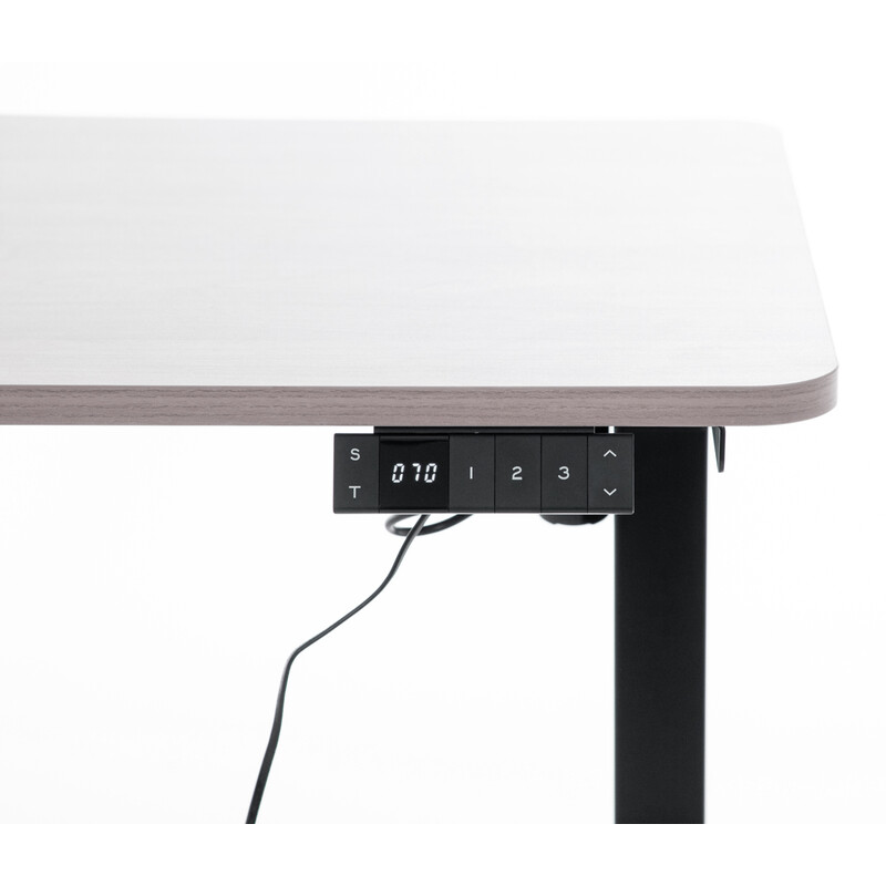 Výškovo nastaviteľný stôl UNIZDRAV 120x60 cm, sivý