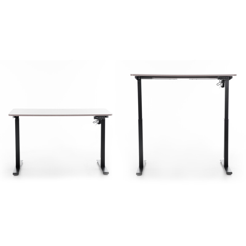 Výškovo nastaviteľný stôl UNIZDRAV 120x60 cm, sivý