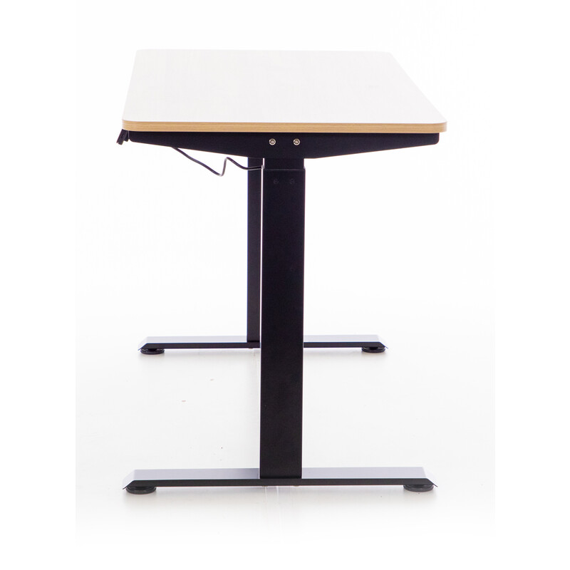 Výškovo nastaviteľný stôl UNIZDRAV 120x60 cm, hnedý dub