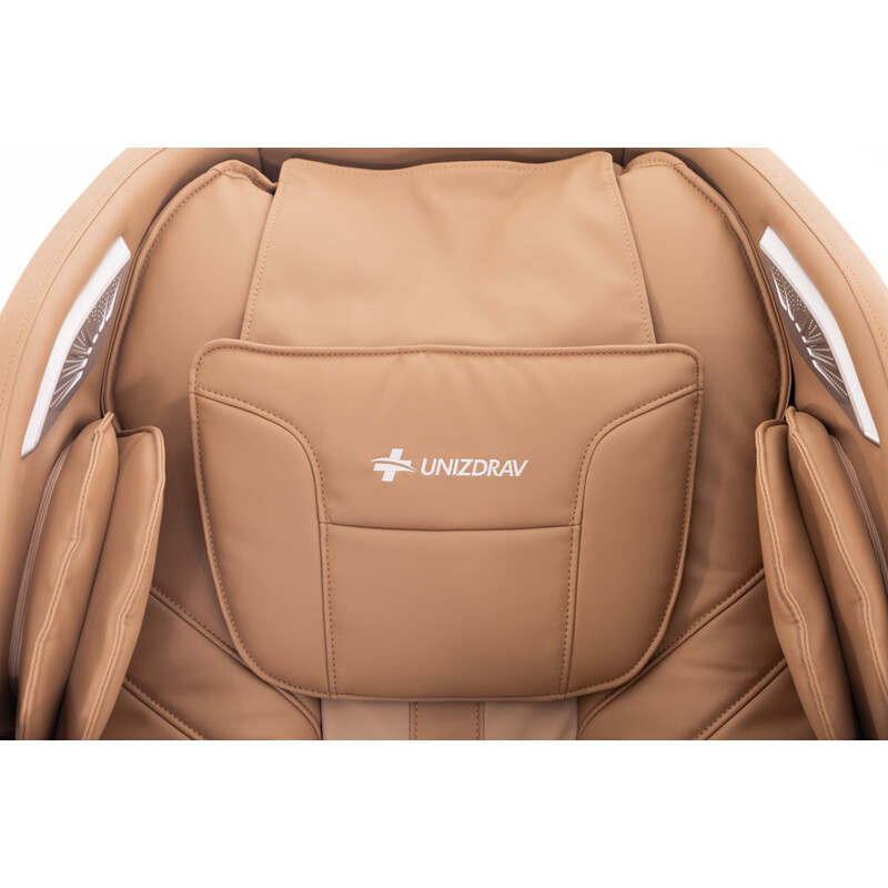 Masážne elektrické kreslo RelaxPro 3D MASSAGER, bielo-hnedé (Používaný kus)