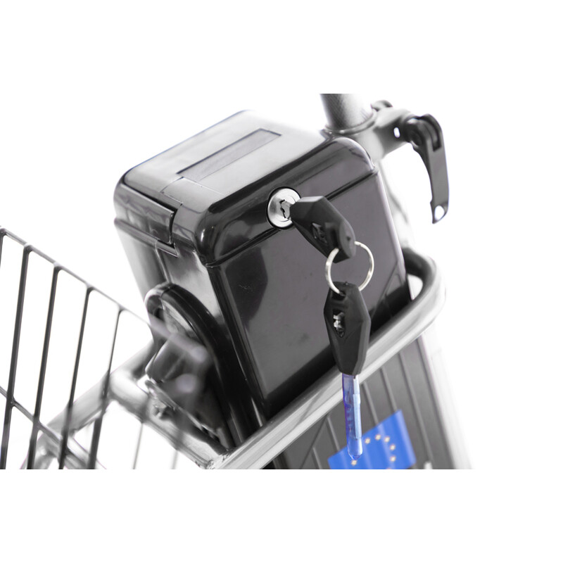 Trojkolesový elektrický bicykel Tornádo ZTECH, strieborný