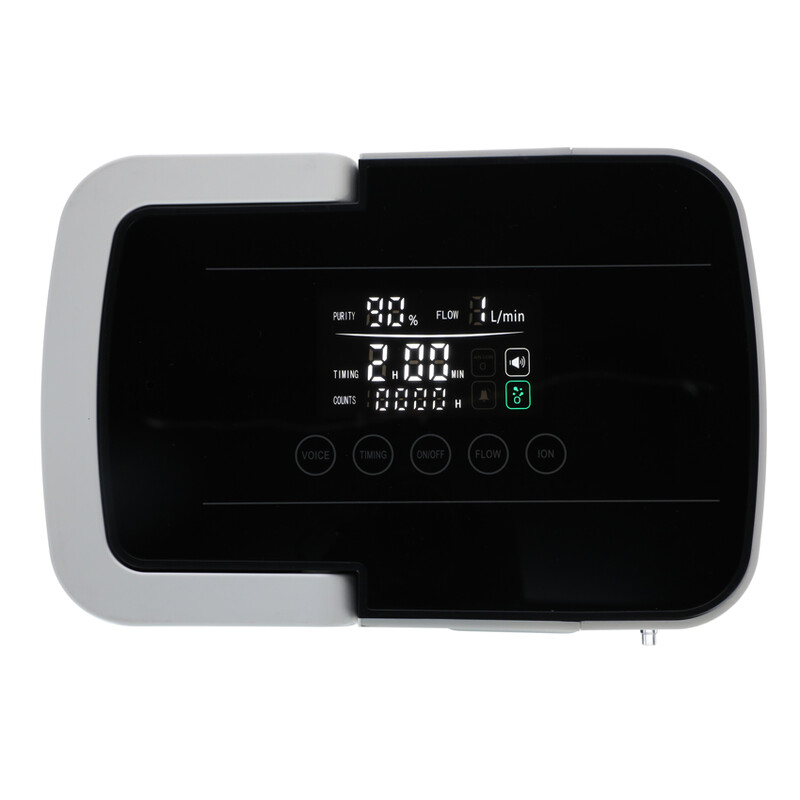 Kyslíkový koncentrátor s hlasovým výstupom UNIZDRAV, 7 l/min, biely (Používaný kus)