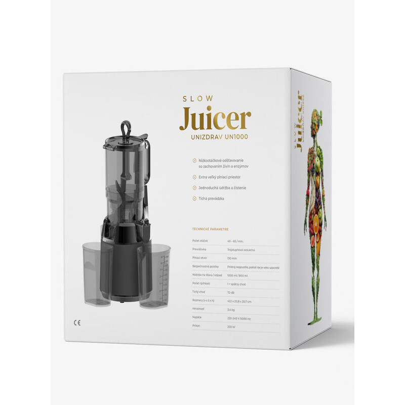 Odšťavovač ovocia a zeleniny UNIZDRAV (Používaný kus)