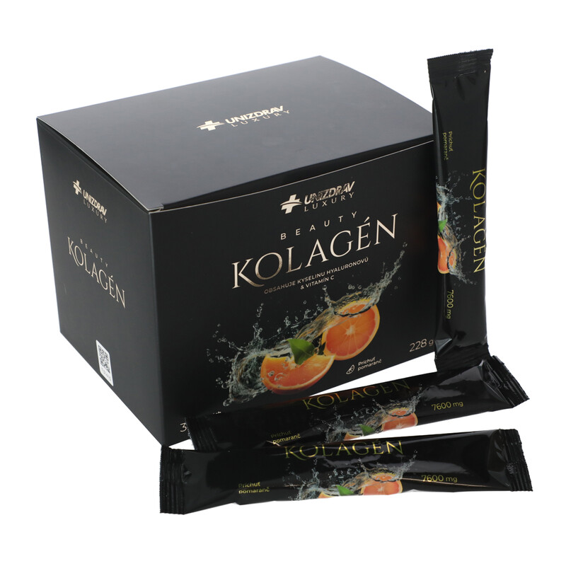 Morský kolagén v prášku UNIZDRAV Luxury, 30 vrecúšok