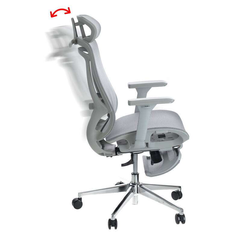 Kancelárska ergonomická stolička s podnožkou UNIZDRAV