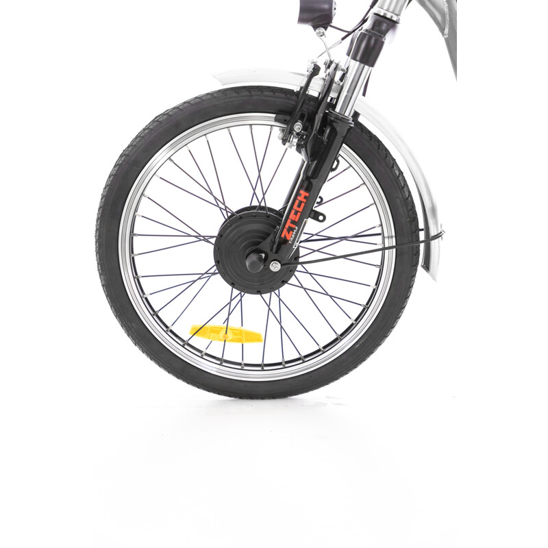 Trojkolesový elektrický bicykel Tornádo ZTECH, strieborný (Rozbalený kus)