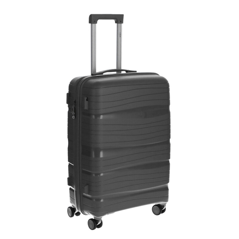 Cestovný kufor, 47 l, čierny (Dopredaj)