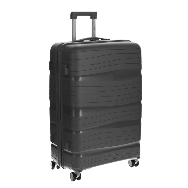 Cestovný kufor, 47 l, čierny (Dopredaj)