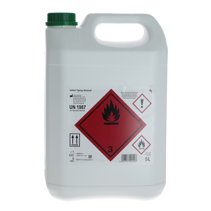 Profesionálna dezinfekcia na povrchy Velox Spray Neutral, 5 l