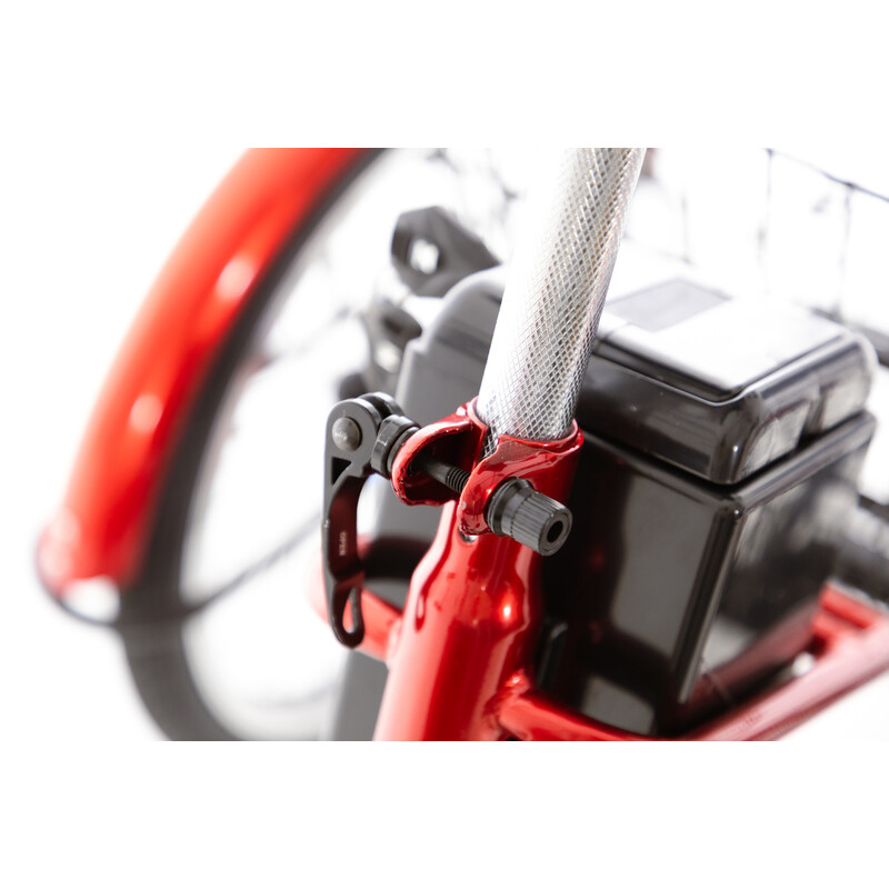 Trojkolesový elektrický bicykel Tornádo ZTECH, červený (Používaný kus)