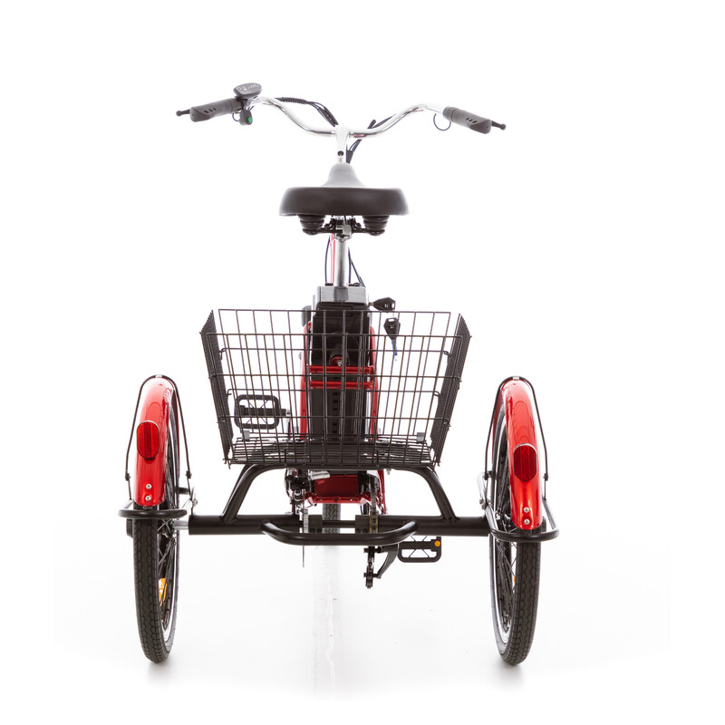 Trojkolesový elektrický bicykel Tornádo ZTECH, červený (Používaný kus)