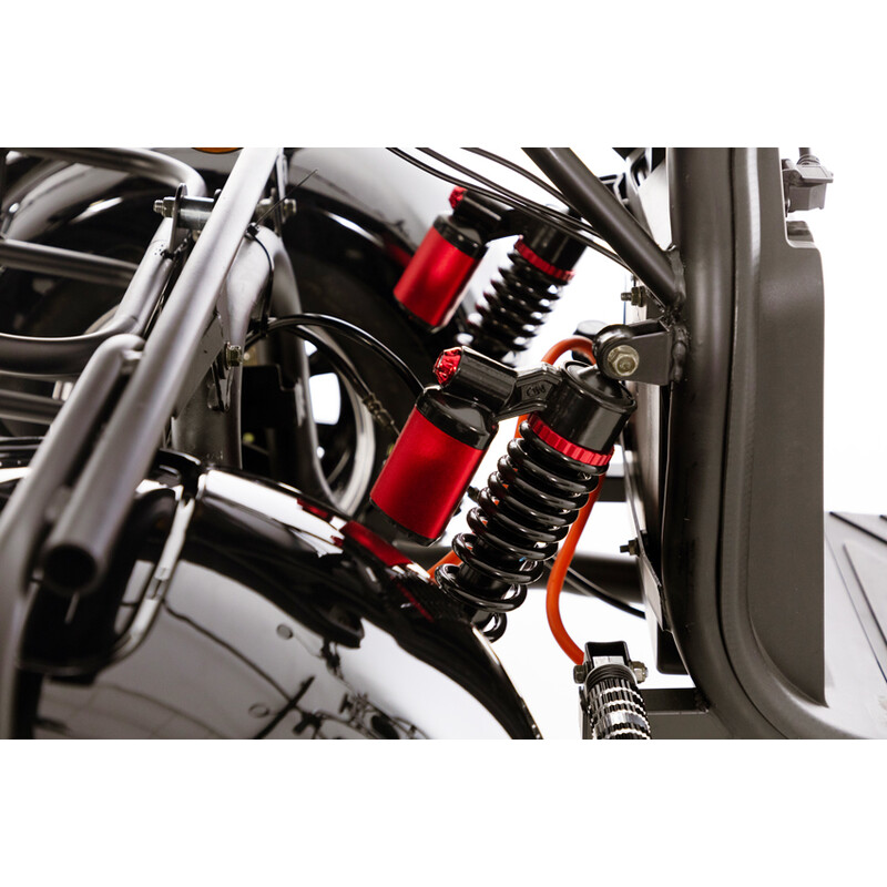 Elektrický Chopper UNIZDRAV PRO trojkolesový – výkonný 2000 W motor (Výstavný kus)