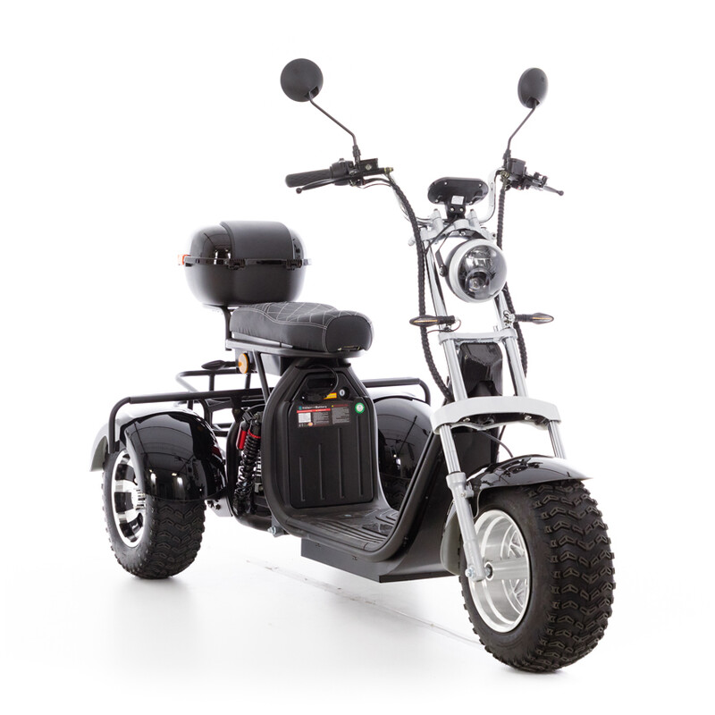 Elektrický Chopper UNIZDRAV PRO trojkolesový – výkonný 2000 W motor (Výstavný kus)