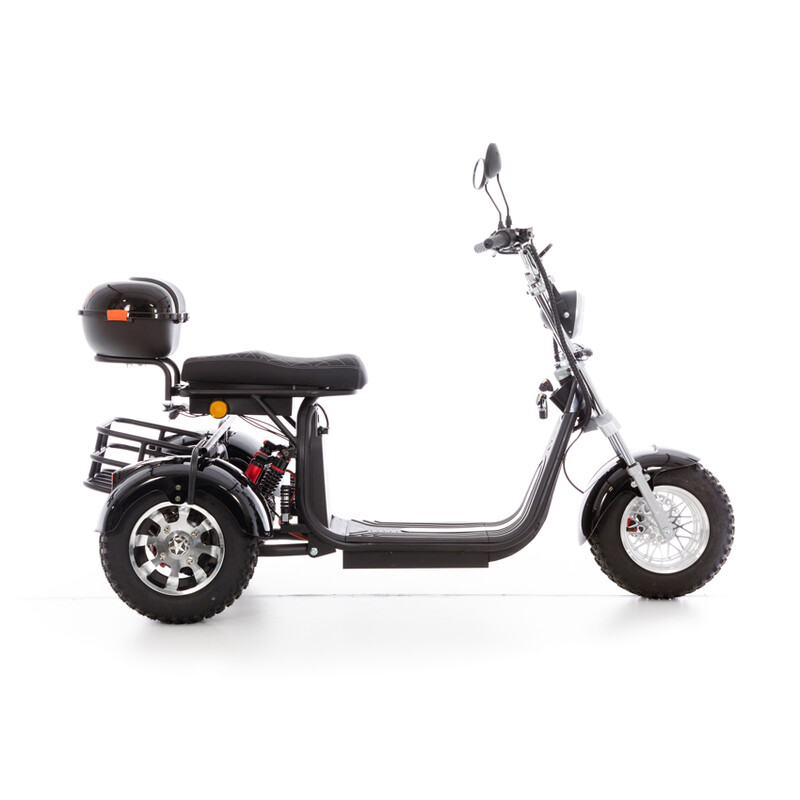 Elektrický Chopper UNIZDRAV PRO trojkolesový – výkonný 2000 W motor (Výstavný kus)