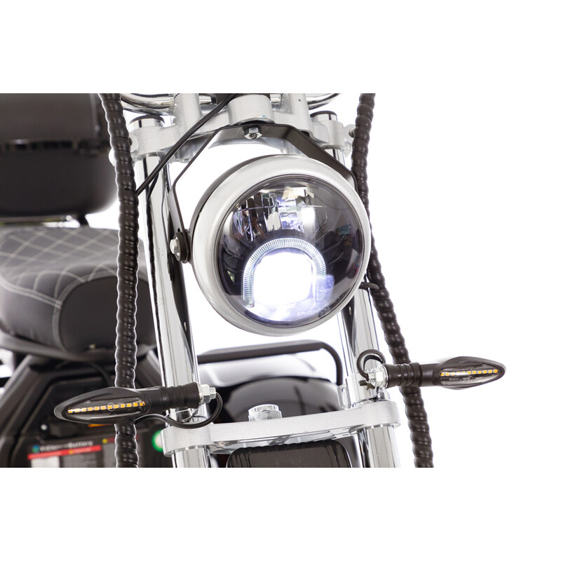 Elektrický Chopper UNIZDRAV PRO trojkolesový – výkonný 2000 W motor (Výstavný kus)