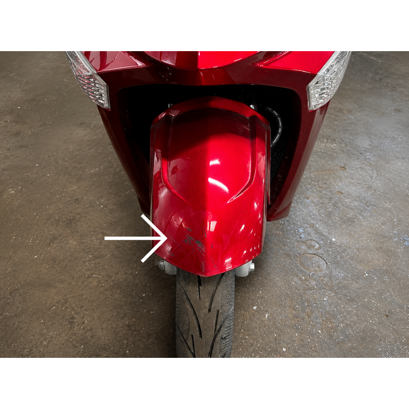 Elektrický trojkolesový skúter CHAMPION pre seniorov – výkonný 1000 W motor, červený (Používaný kus)