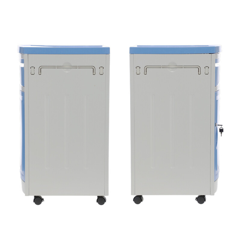 Nočný stolík MEDIK plast, svetlomodrý
