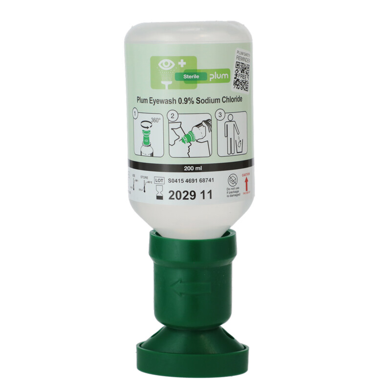 Plum Roztok na výplach očí NaCl 0,9 %, 200 ml