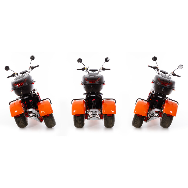 Elektrický Chopper UNIZDRAV EasyRide, oranžový