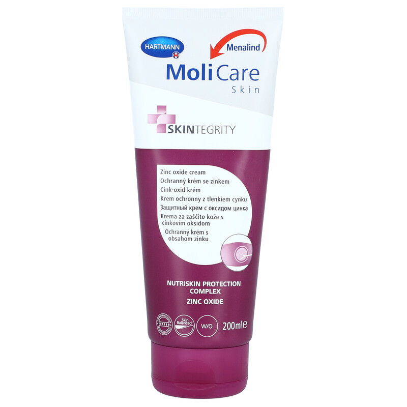 MoliCare Skin ochranný krém so zinkom, 200 ml