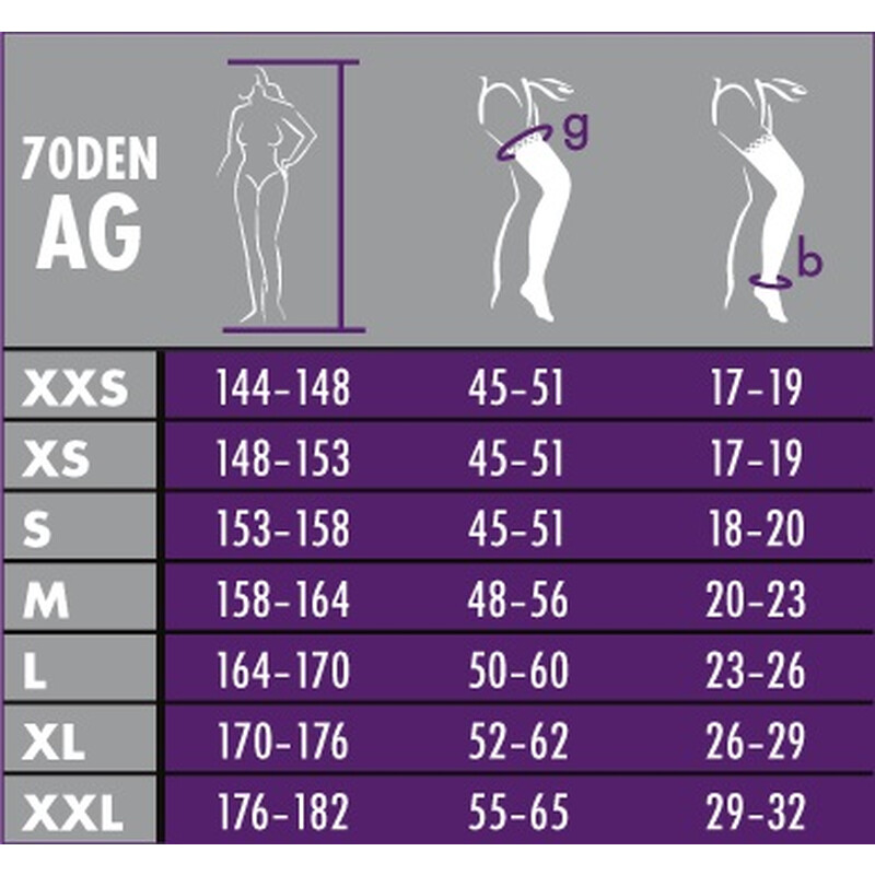 RELAX 70 DEN - stehenné pančuchy